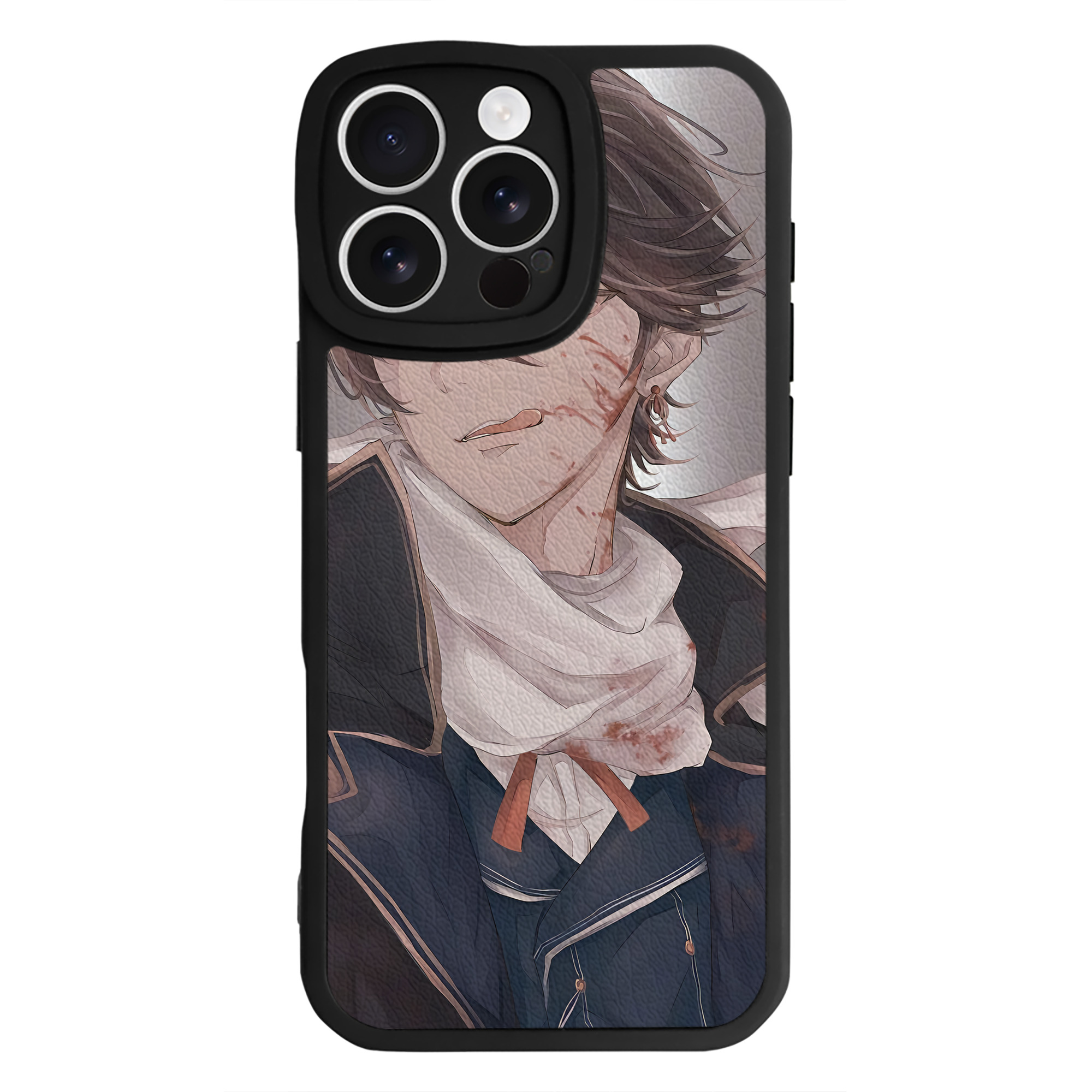 （画像用） 刀剣乱舞 Touken Ranbu 【iPhone 16シリーズ対応】シリコンスマホケース（レザー調） 材質：シリコン